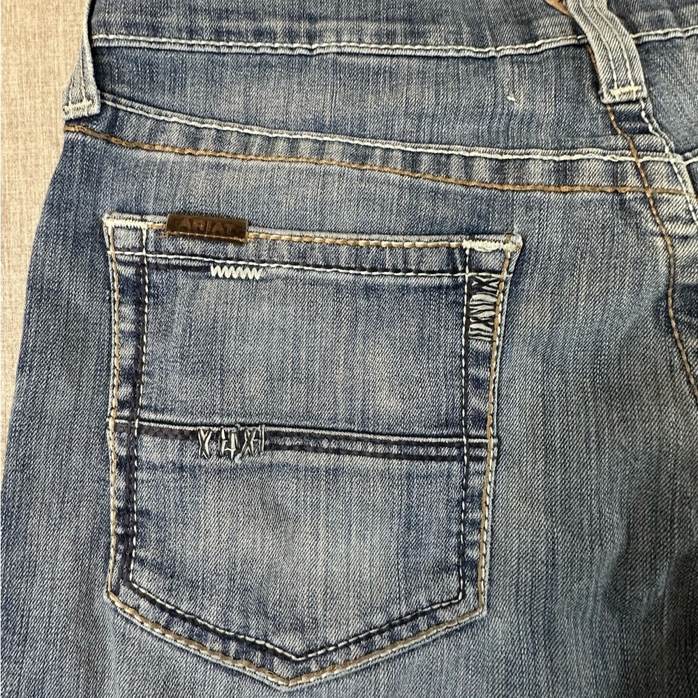Ariat Denim Low Rise BootCut M4 Sz 35/34 - Picture 9 of 16